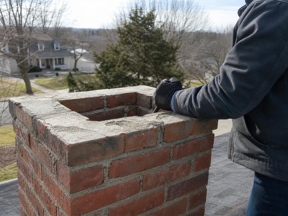 Quartz Chimney Repair work in Strongsville
